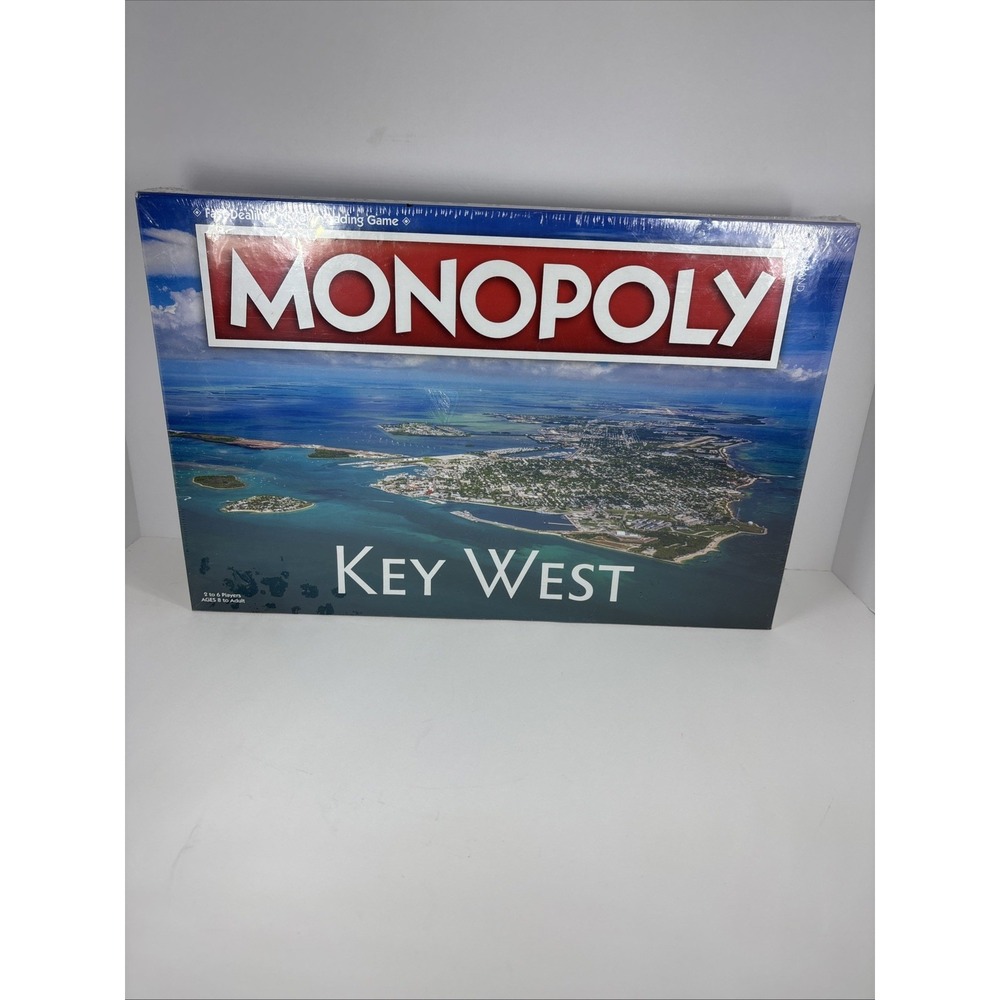 Monopoly Key West Official Board Game Original Issue Factory Sealed 2021